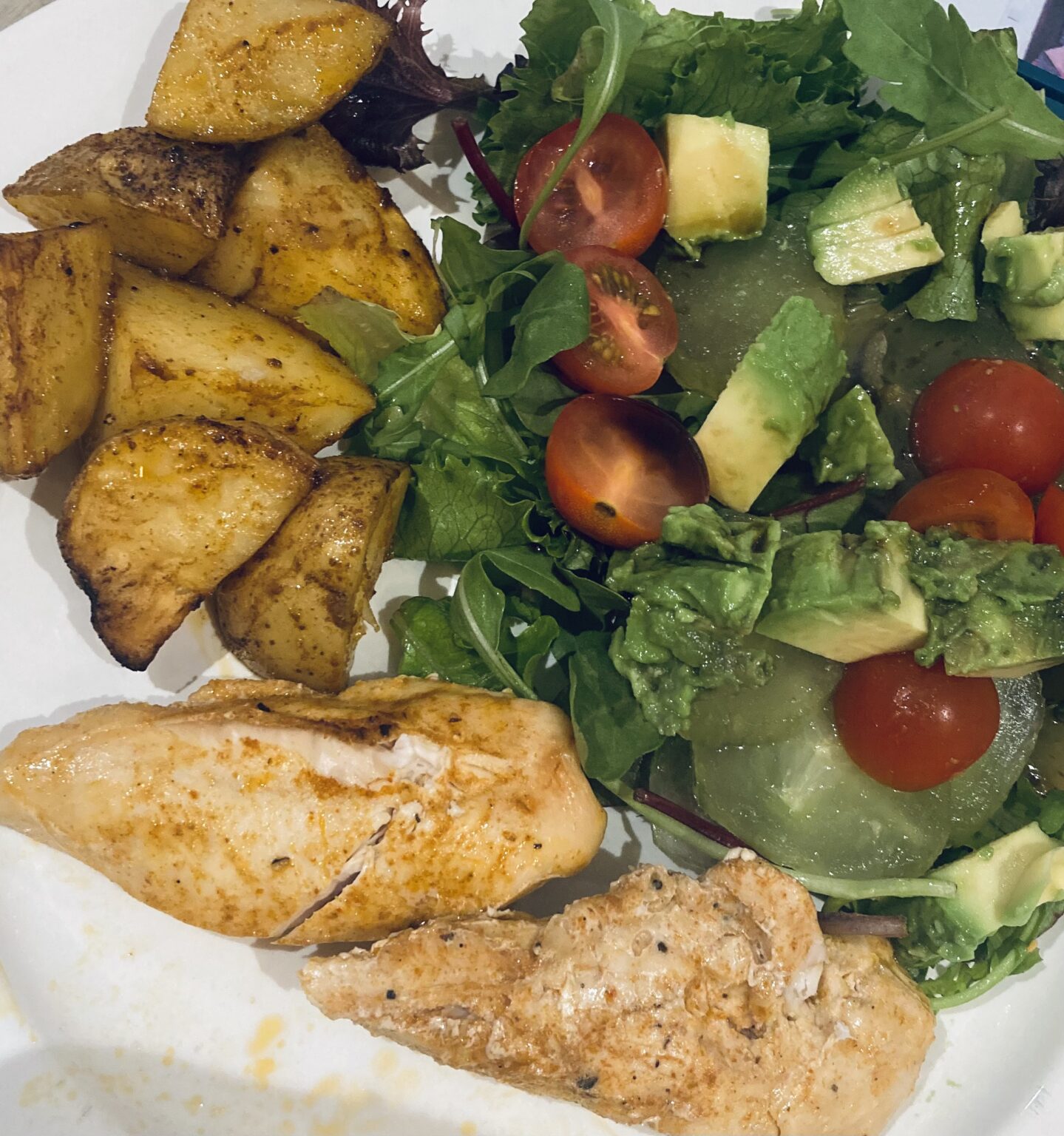 Patatas bravas met kip in de oven